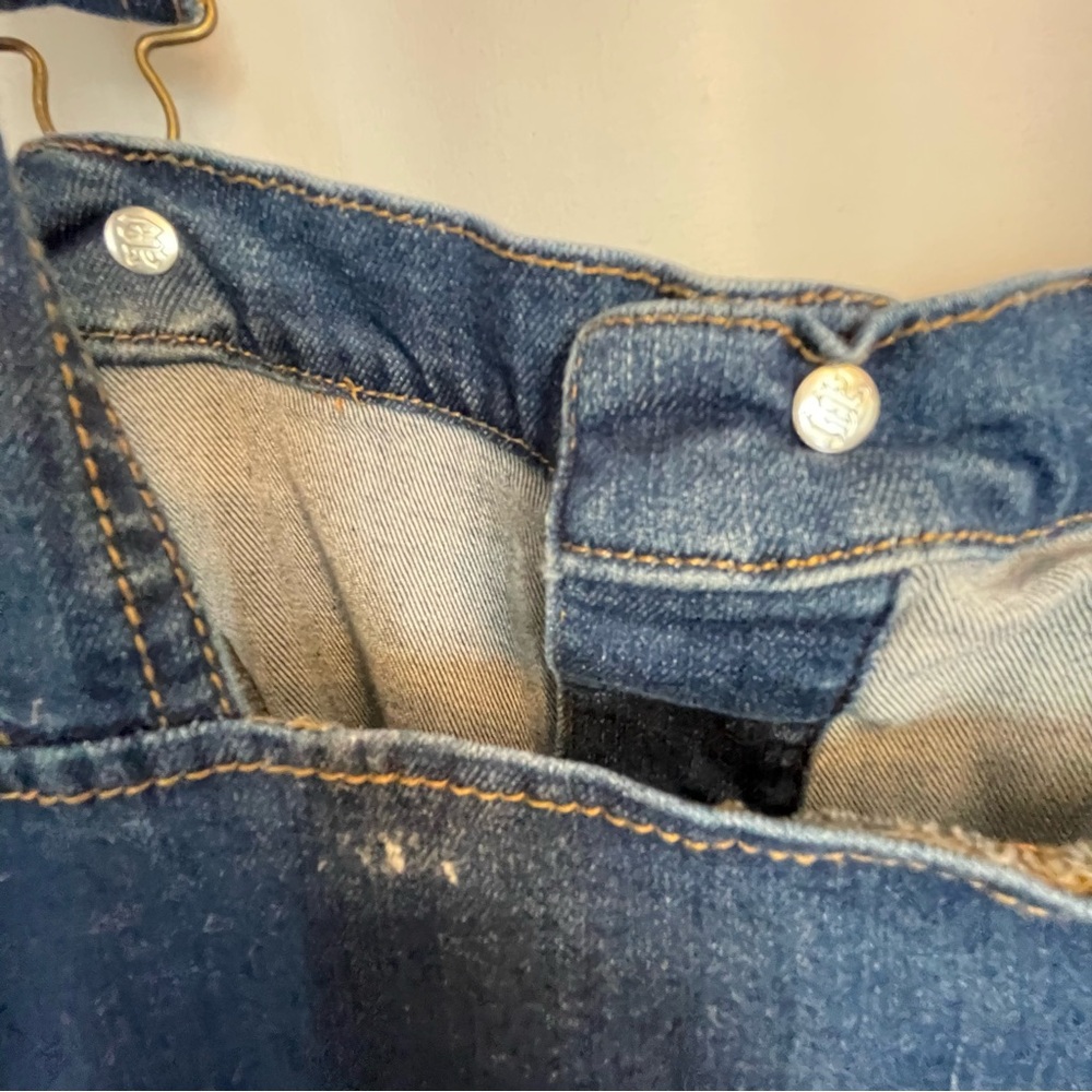Wax Jean Blue Denim Overalls Classic Style - Picture 5 of 7
